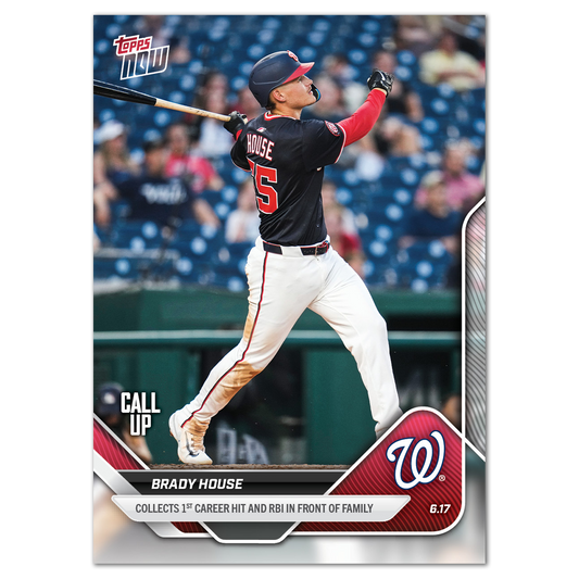 Brady House - 2025 MLB Topps NOW® - Card 308 - PR: 1397