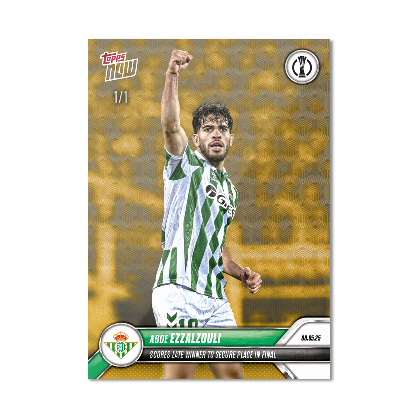 Abde Ezzalzouli  - 2024-25 UECL Topps NOW® - Card 12 - PR: 126