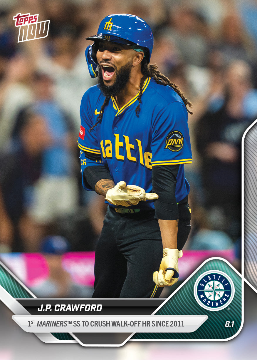J.P. Crawford - 2025 MLB Topps NOW® - Card 499 - PR: 633