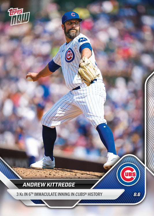 Andrew Kittredge - 2025 MLB Topps NOW® - Card 522 - PR: 909
