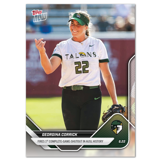 Georgina Corrick - 2025 AUSL Topps NOW® - Card 12 - PR: 622