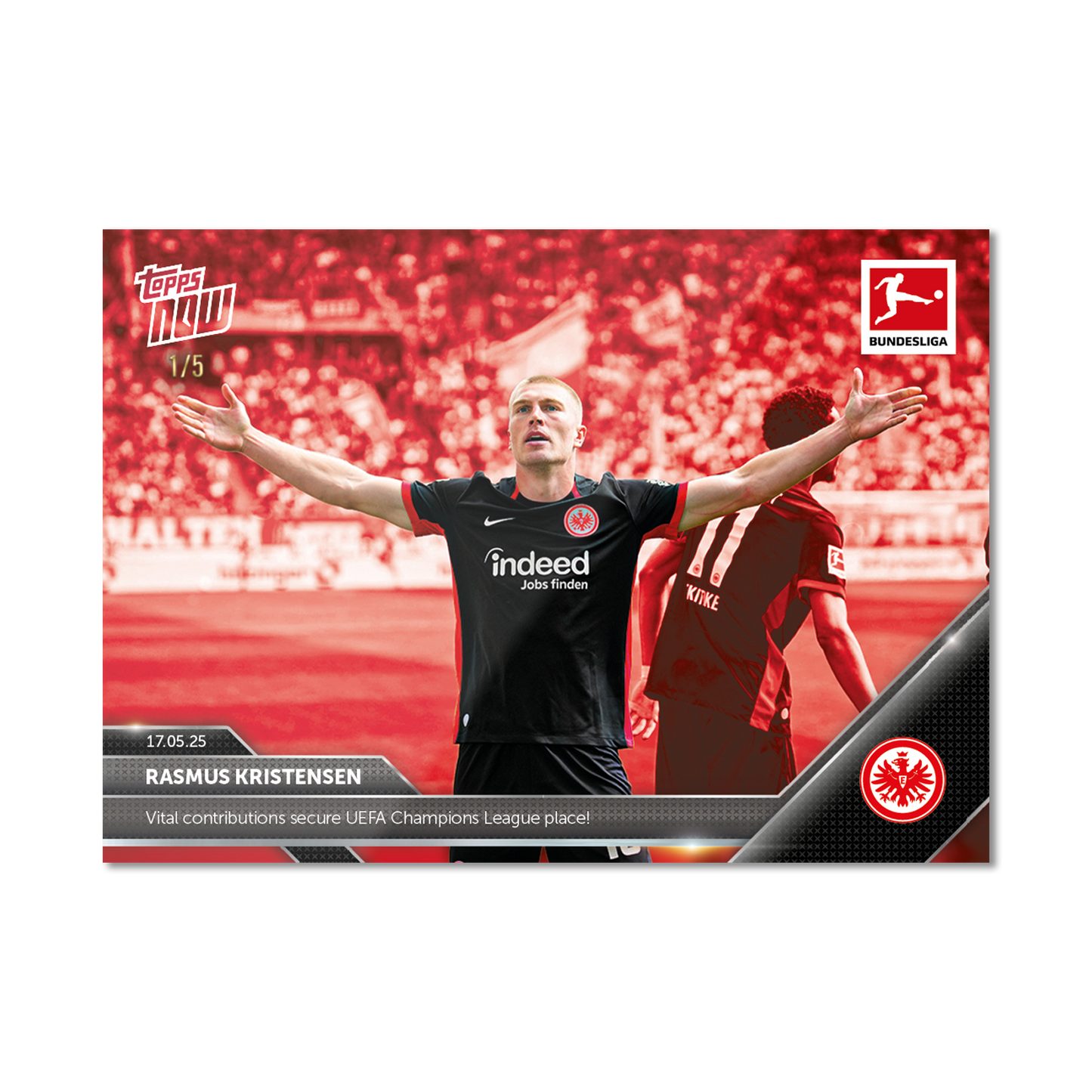 Rasmus Kristensen - 2024-25 Bundesliga Topps NOW® - Card 190 - PR: 226