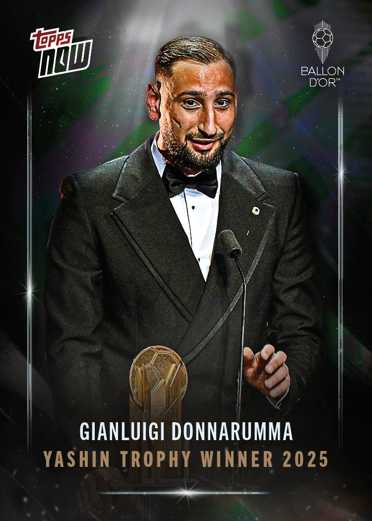 Gianluigi Donnarumma - 2025 Ballon d'Or Topps NOW® - Card 5 - LOOK FOR AUTO & RELICS - PR: 739