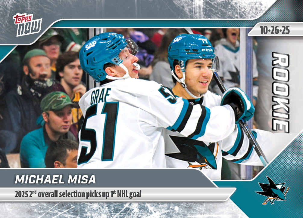 Michael Misa - 2025-26 NHL Topps NOW® - Sticker # 22 Pack