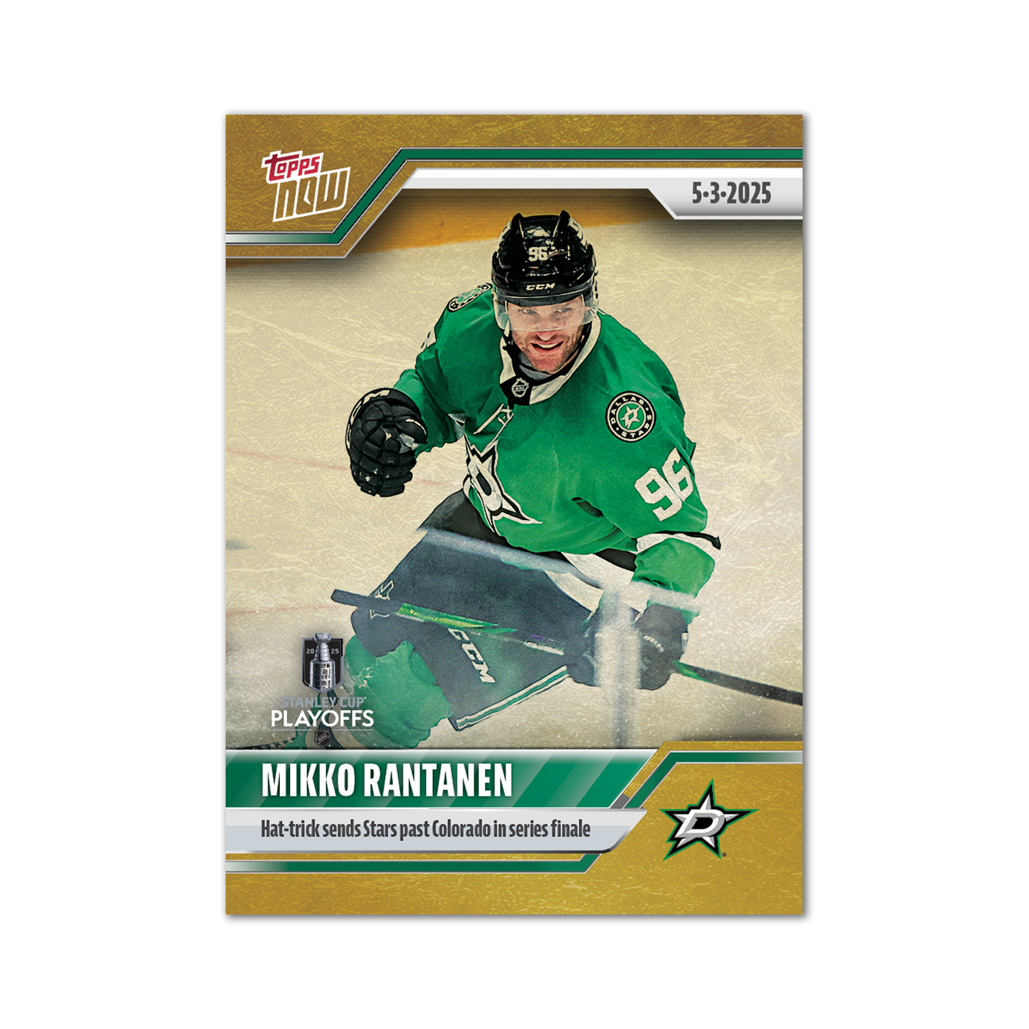 Mikko Rantanen - 2024-25 NHL Topps NOW® - Sticker # 175 Pack - PR: 310