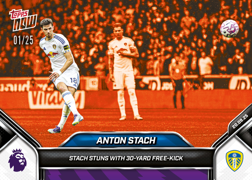 Anton Stach - 2025-26 Premier League Topps NOW® - Card 23 - PR: 355