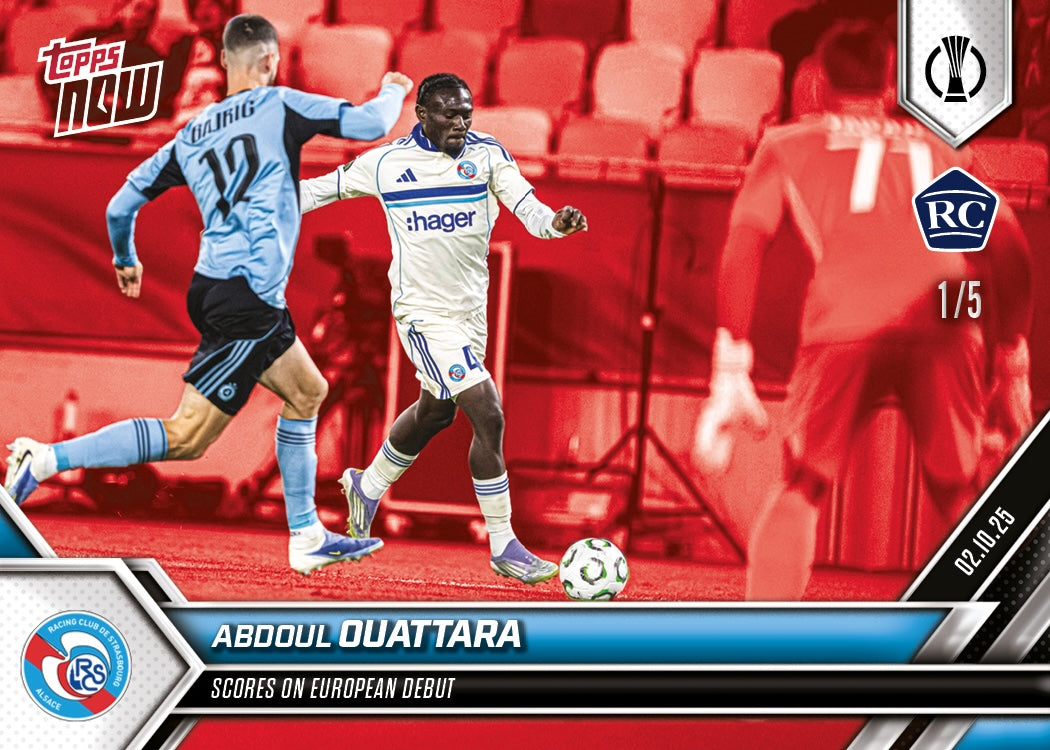 Abdoul Ouattara - 2025-26 UECL Topps NOW® - Card 3 - PR: 154