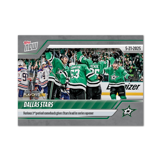 Dallas Stars - 2024-25 NHL Topps NOW® - Sticker # 190 Pack - PR: 155