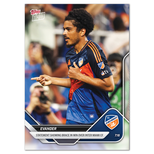 Evander - 2025 MLS Topps NOW® - Card 65 - PR: 230