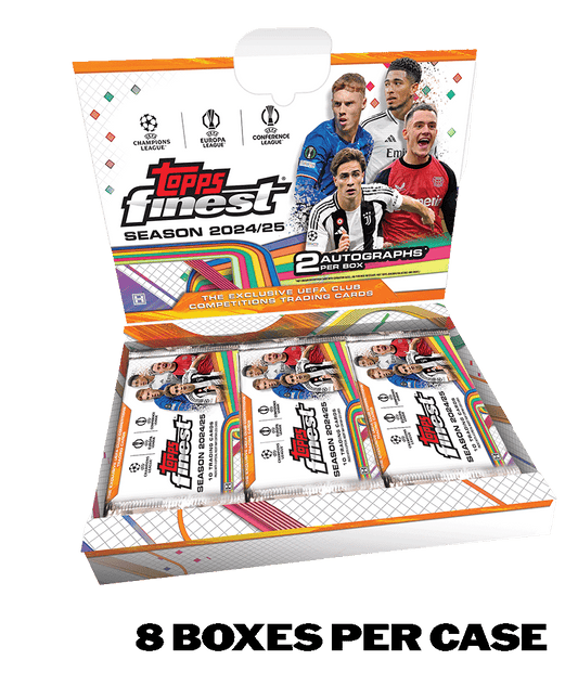 2024/25 Topps Finest UEFA Club Competitions - Hobby Box - Sealed Case