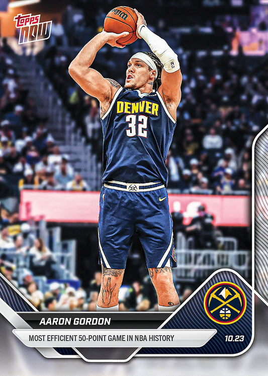 Aaron Gordon - 2025-26 NBA Topps NOW® - Card 21 - PR: 494
