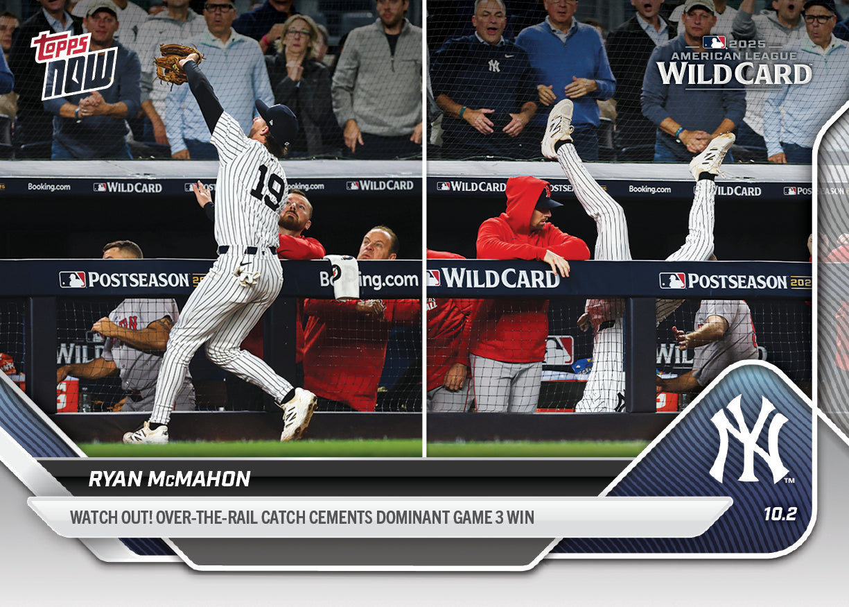 Ryan McMahon - 2025 MLB Topps NOW® - Card 816 - PR: 1878