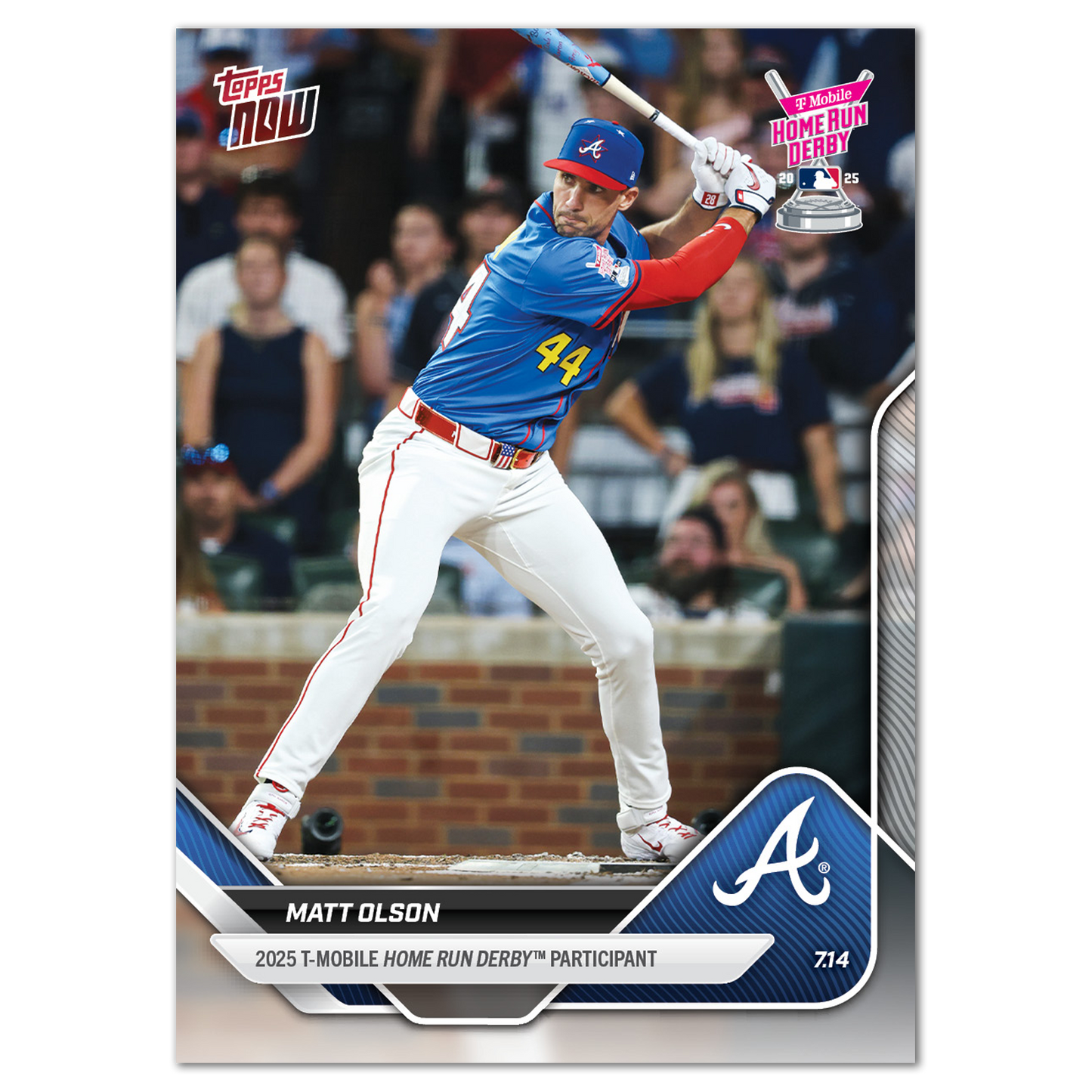 2025 Home Run Derby Set - MLB Topps NOW® - 9 Card Set - PR: 3816