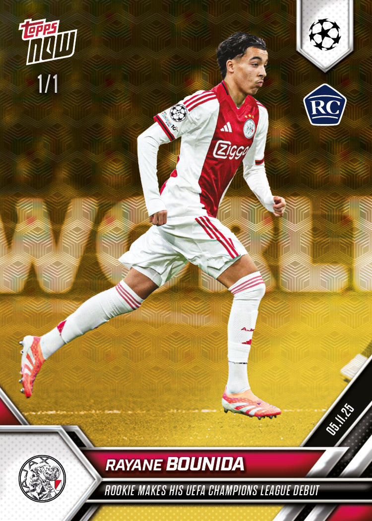 Rayane Bounida - 2025-26 UCL Topps NOW® - Card 50