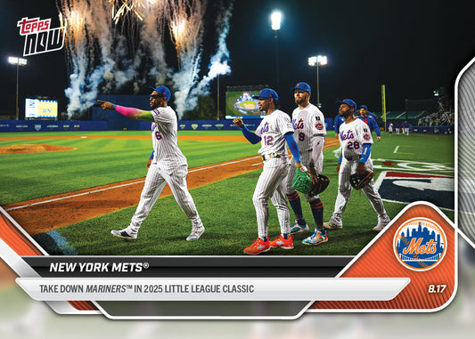 New York Mets - 2025 MLB Topps NOW® - Card 569 - PR: 703