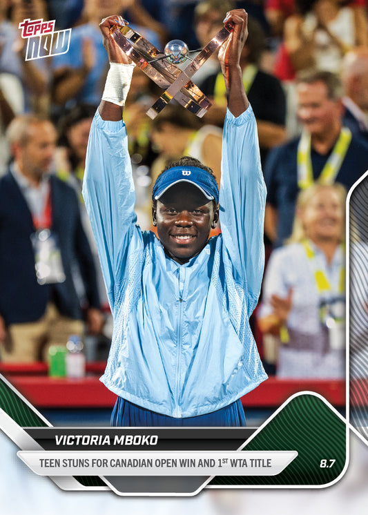 Victoria Mboko - 2025 Tennis Topps NOW® - Card COVM - LOOK FOR AUTOS - PR: 1671