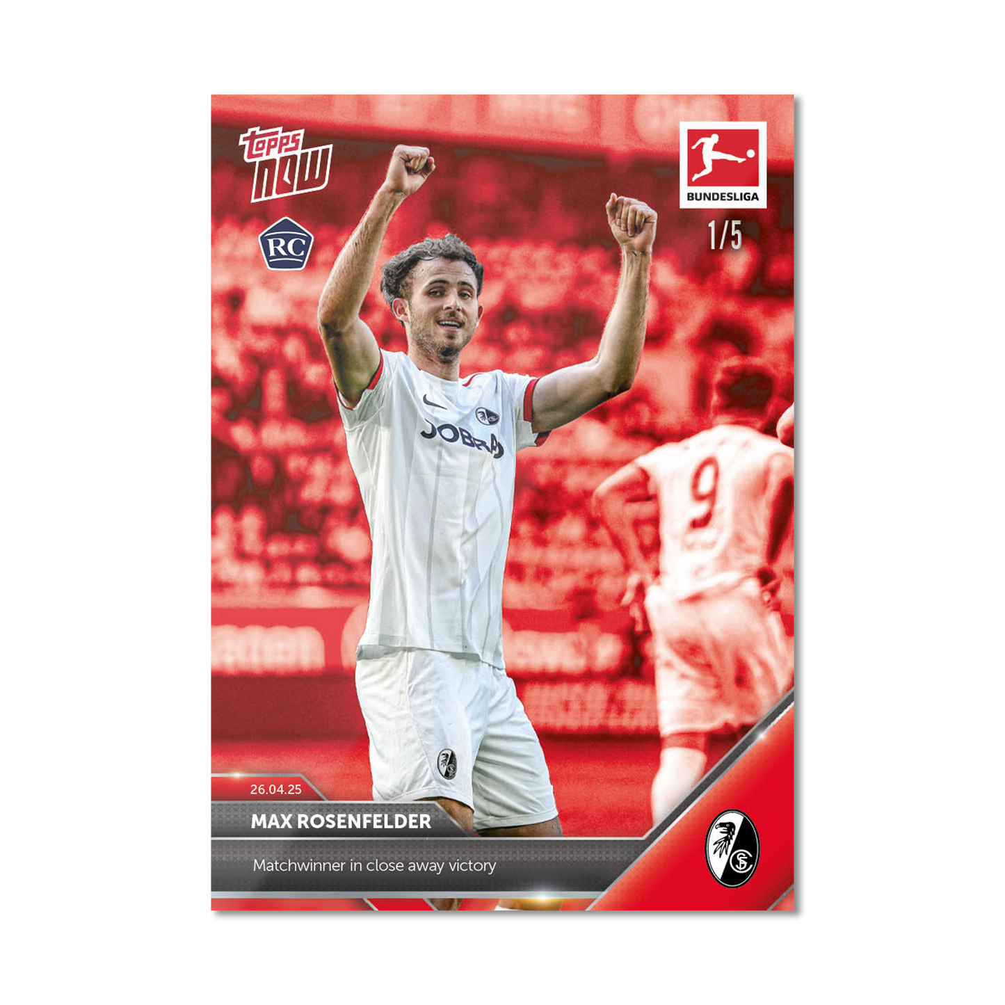 Max Rosenfelder - 2024-25 Bundesliga Topps NOW® Card 172 - PR: 129