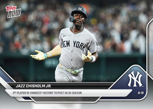 Jazz Chisholm Jr. - 2025 MLB Topps NOW® - Card 731 - PR: 1036