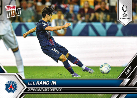Lee Kang-in - 2025-26 UCL Topps NOW® Card 4 - PR: 645