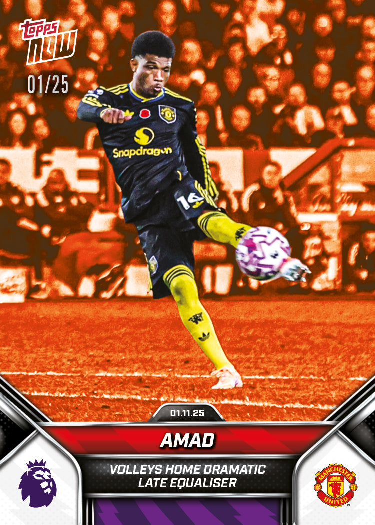 Amad - 2025-26 Premier League Topps NOW® - Card 48