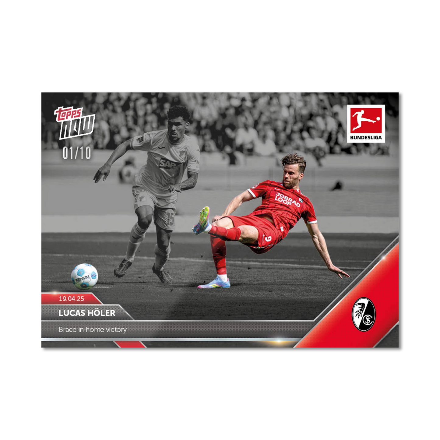 Lucas Höler - 2024-25 Bundesliga Topps NOW® Card 168 - PR: 139