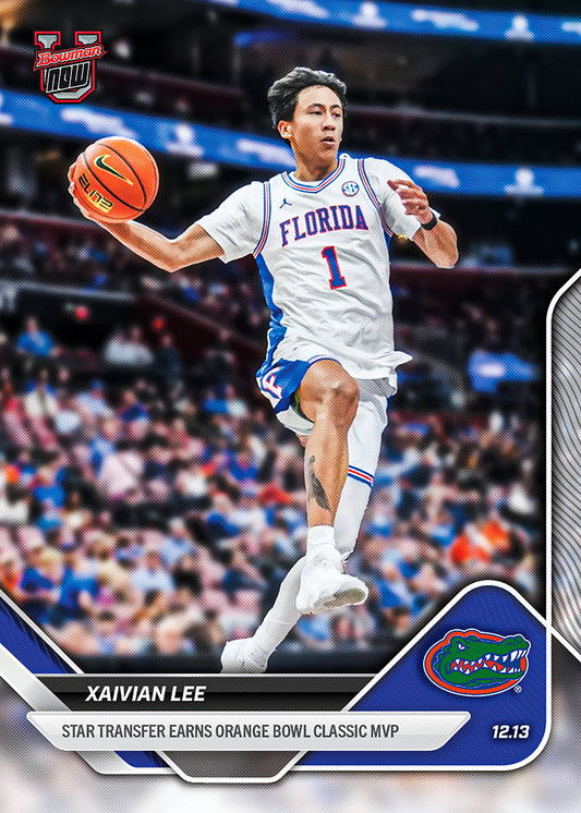 Xaivian Lee - 2025-26 Bowman U NOW® Basketball - Card 31 - PR: 629