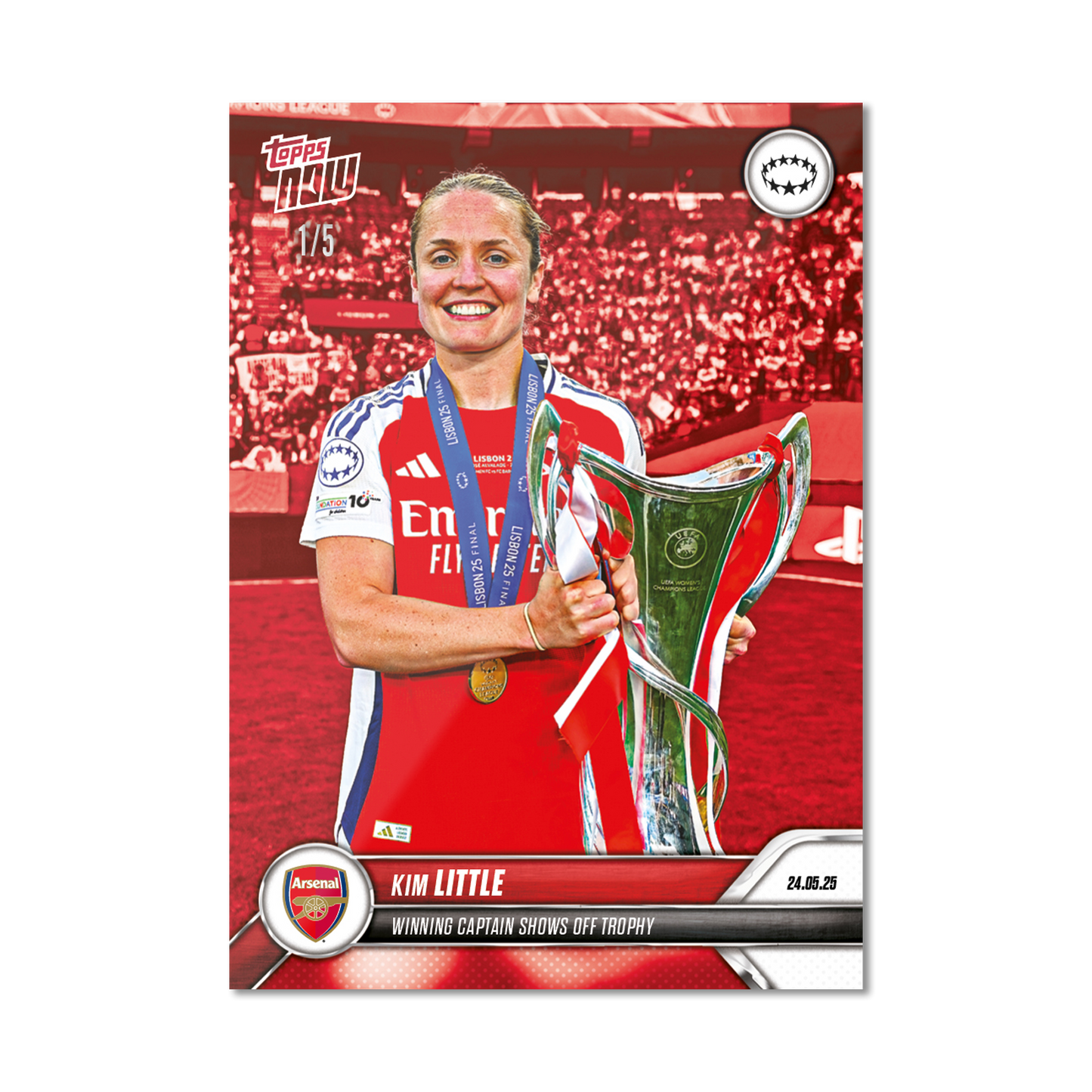 Kim Little - 2024-25 UWCL Topps NOW® - Card 28 - PR: 578