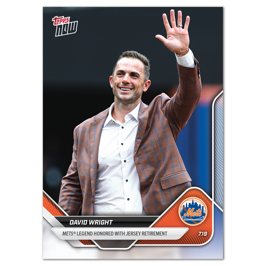 David Wright - 2025 MLB Topps NOW® - Card 439 - LOOK FOR AUTOS - PR: 3314