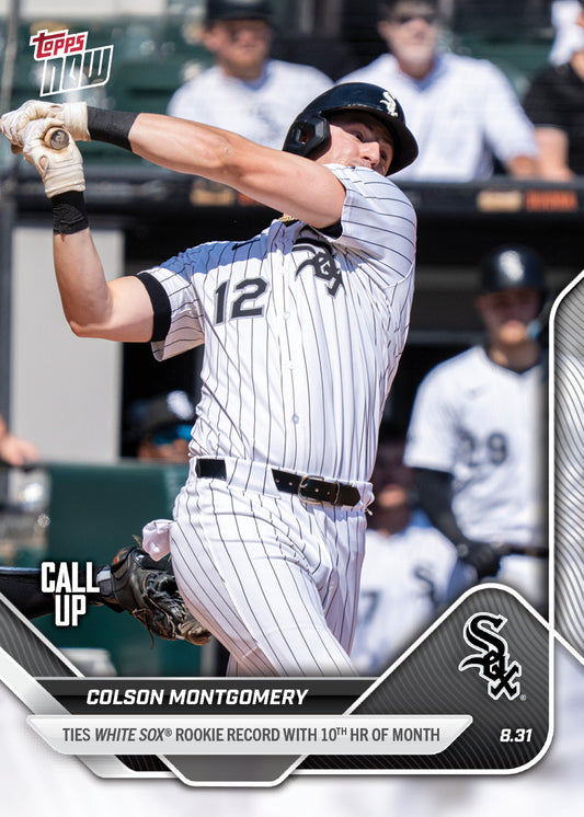 Colson Montgomery - 2025 MLB Topps NOW® - Card 638 - PR: 524