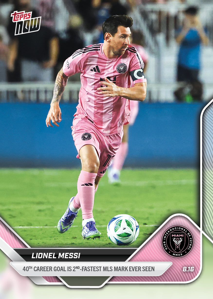 Lionel Messi - 2025 MLS Topps NOW® - Card 76 - PR: 2099