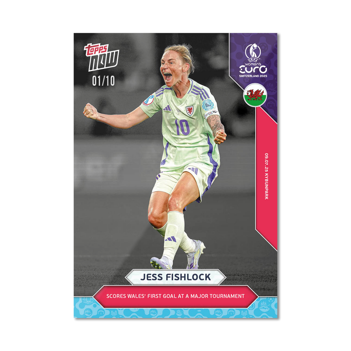 Jess Fishlock - UEFA Women’s EURO 2025™ Topps NOW®  - Card 13 - PR: 202