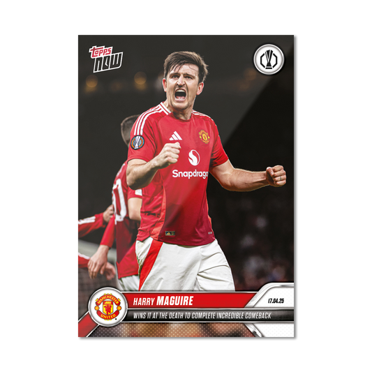 Harry Maguire - 2024-25 UEL Topps NOW® Card 29 - PR: 714
