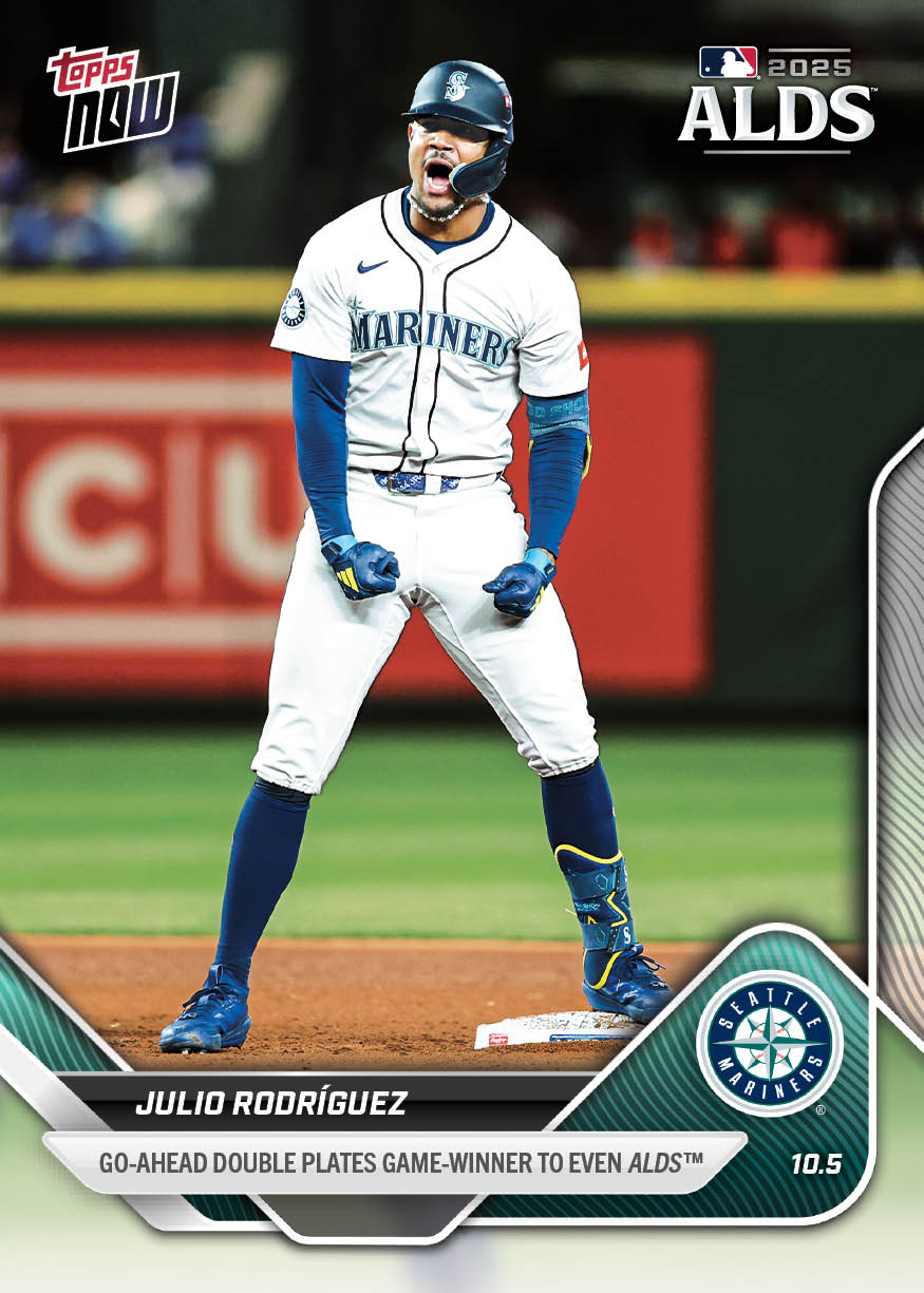Julio Rodríguez - 2025 MLB Topps NOW® - Card 830 - PR: 1448