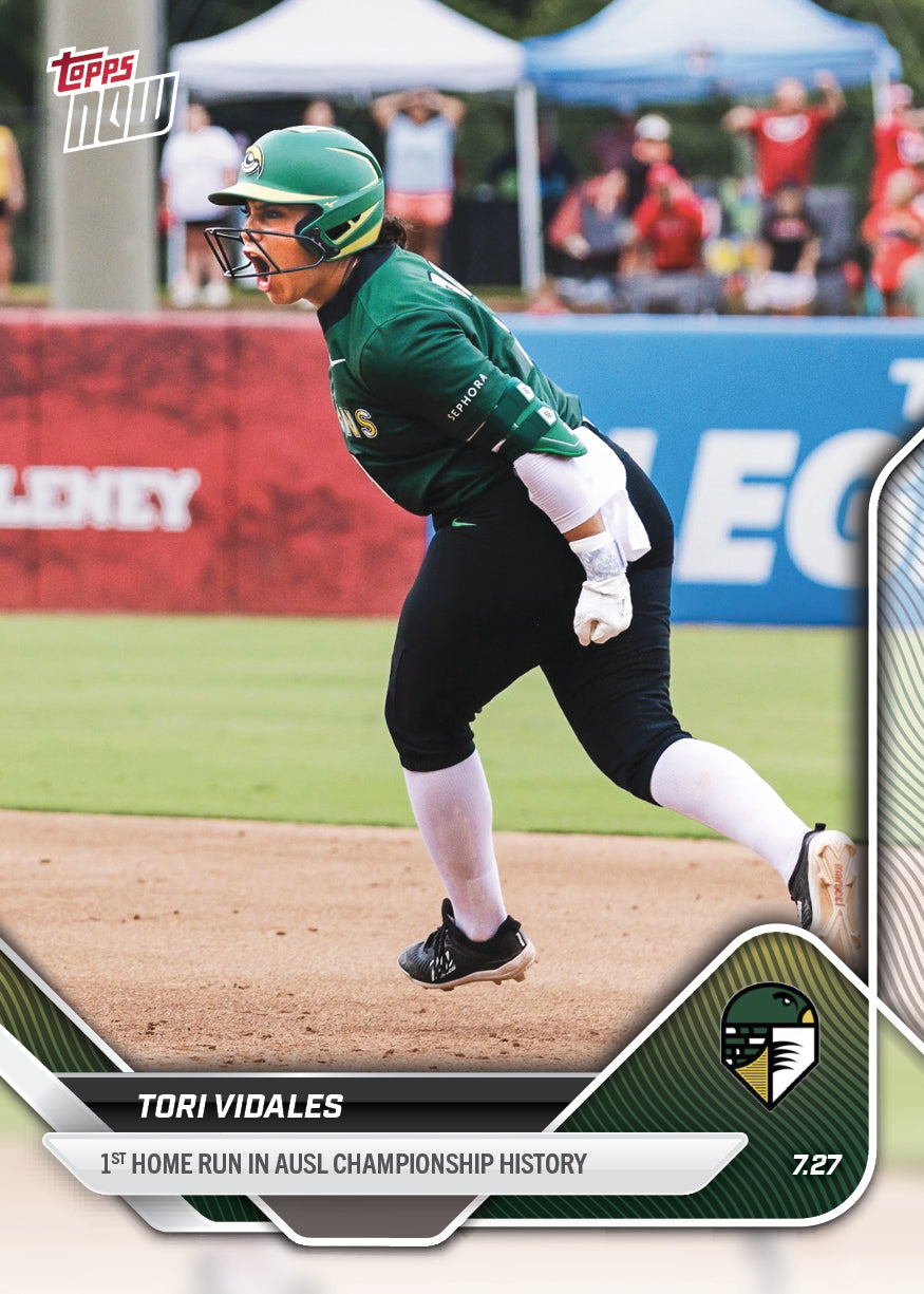 Tori Vidales - 2025 AUSL Topps NOW® - Card 28 - LOOK FOR AUTOS - PR: 775