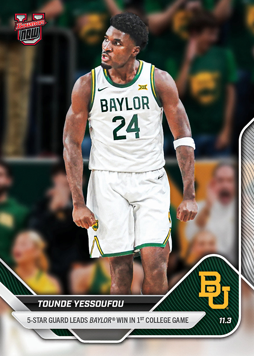 Tounde Yessoufou - 2025-26 Bowman U NOW® Basketball - Card 7