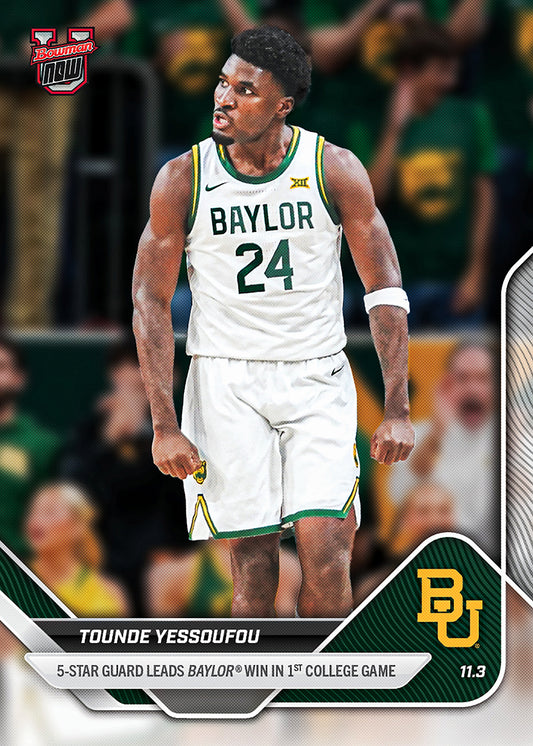 Tounde Yessoufou - 2025-26 Bowman U NOW® Basketball - Card 7