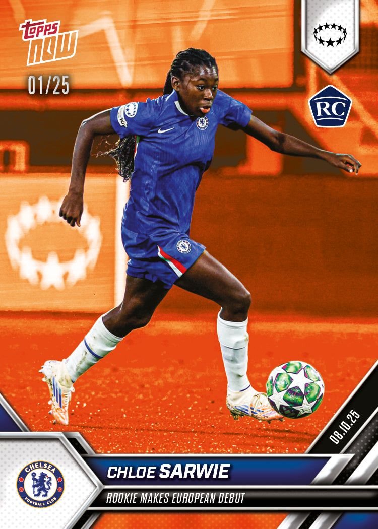 Chloe Sarwie - 2025-26 UWCL Topps NOW® - Card 2