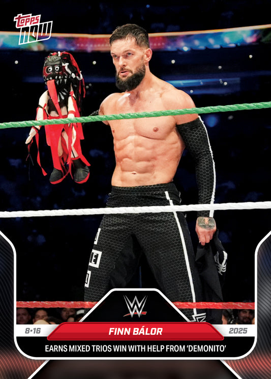 Finn Bálor - 2025 WWE Topps NOW® - Card 88 - PR: 928