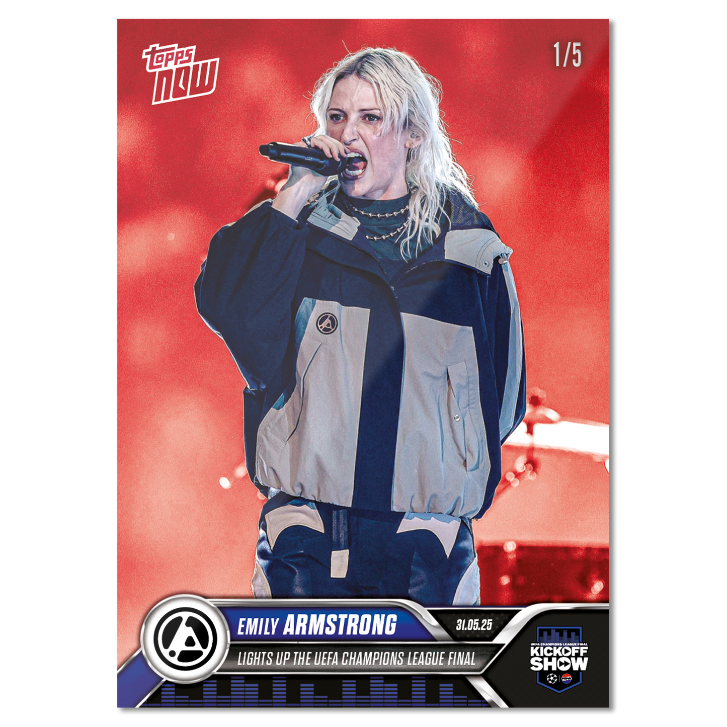 Emily Armstrong - 2024-25 UCL Topps NOW® - Card 168 - LOOK FOR AUTOS - PR: 4032