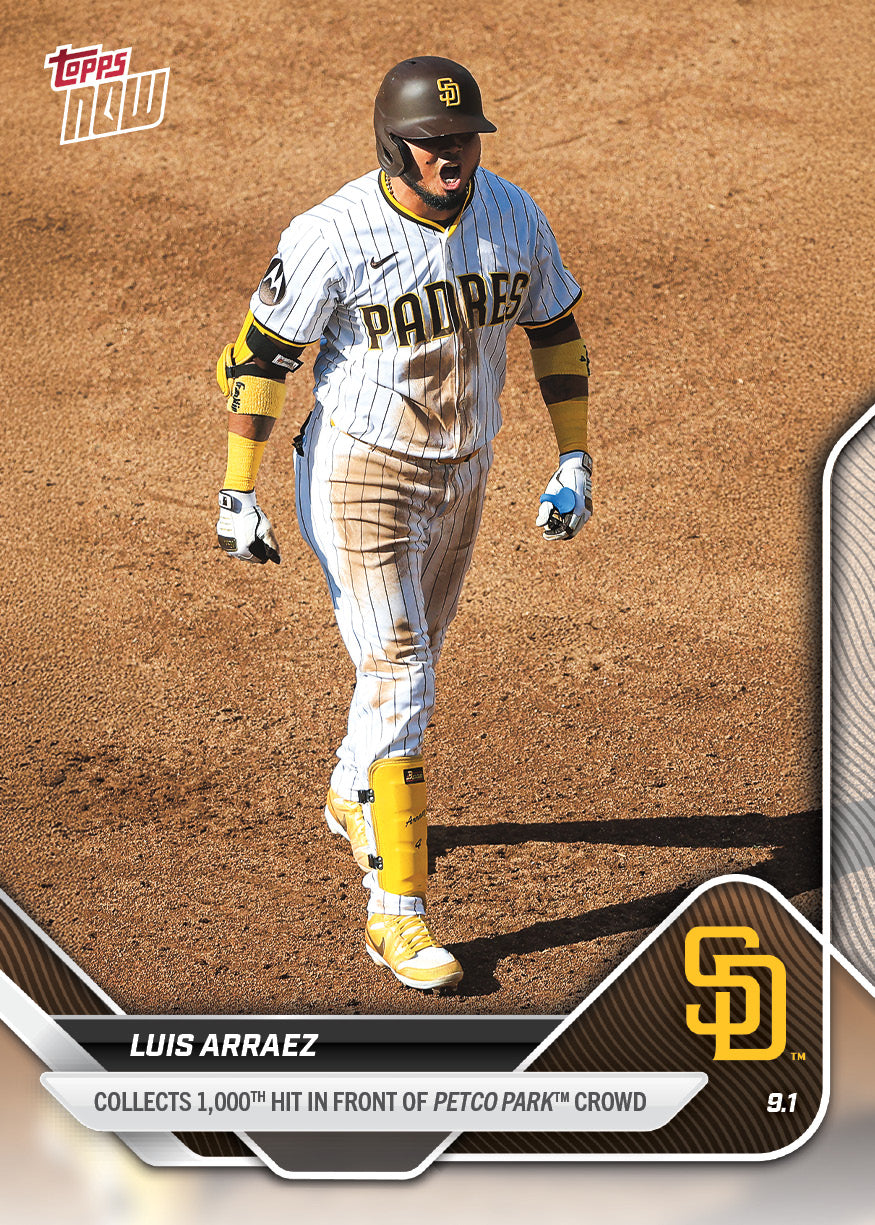 Luis Arraez - 2025 MLB Topps NOW® - Card 646 - PR: 585
