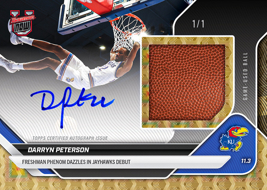 Darryn Peterson - 2025-26 Bowman U NOW® Basketball - Card 2