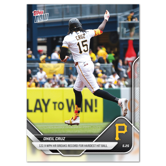 Oneil Cruz - 2025 MLB Topps NOW® - Card 212 - PR: 993