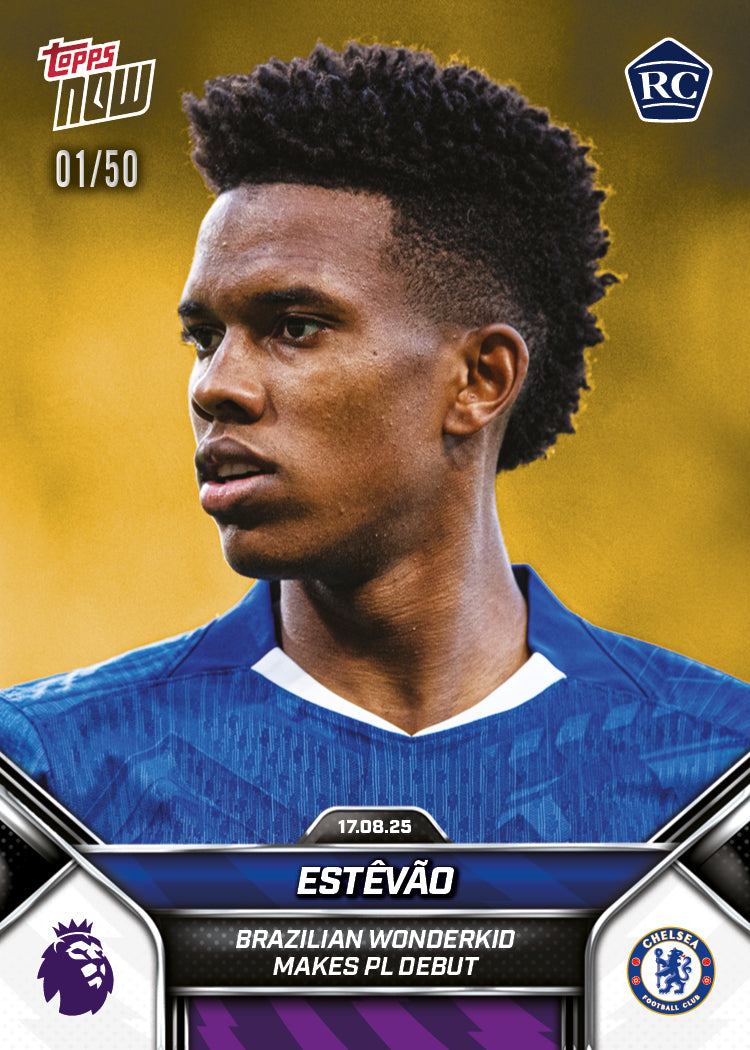 Estêvão - 2025-26 Premier League Topps NOW®  - Card 6 - PR: 8426