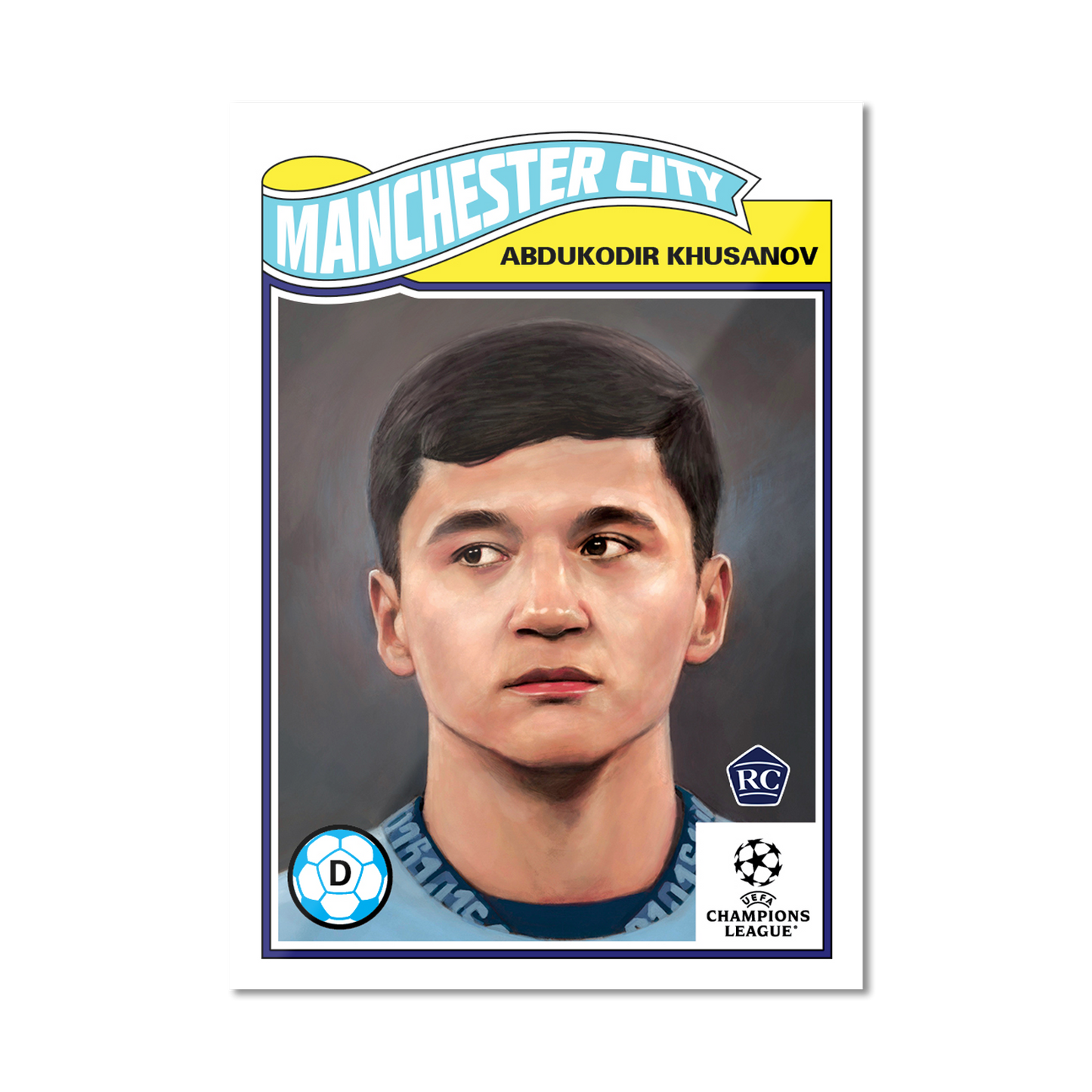 Abdukodir Khusanov - 2025 UCC Living Set® - Card 796 - PR: 397