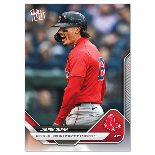 Jarren Duran - 2025 MLB Topps NOW® - Card 110 - PR: 970