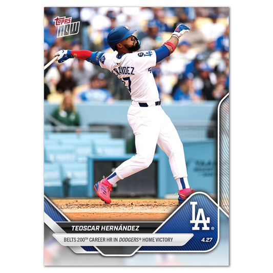 Teoscar Hernández - 2025 MLB Topps NOW® - Card 116 - PR: 1146