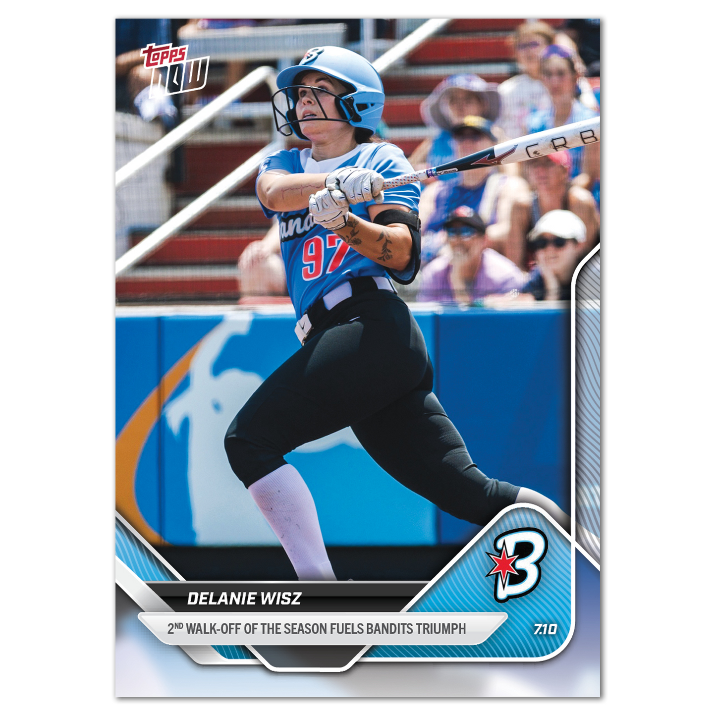 Delanie Wisz - 2025 AUSL Topps NOW® - Card 15 - PR: 602
