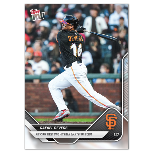 Rafael Devers - 2025 MLB Topps NOW® - Card 313 - PR: 1125