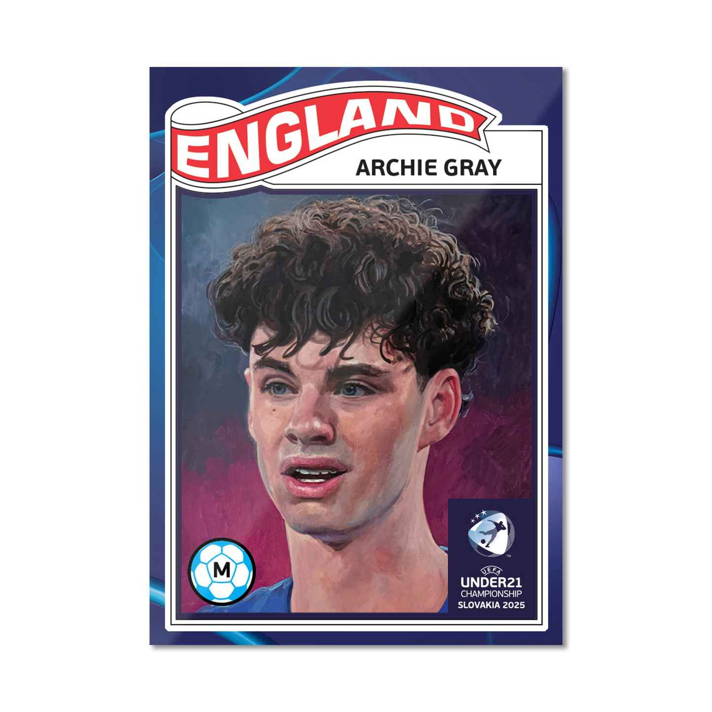 Archie Gray - 2025 UEFA Euro U-21 Living Set® - Card 6 - PR: 306