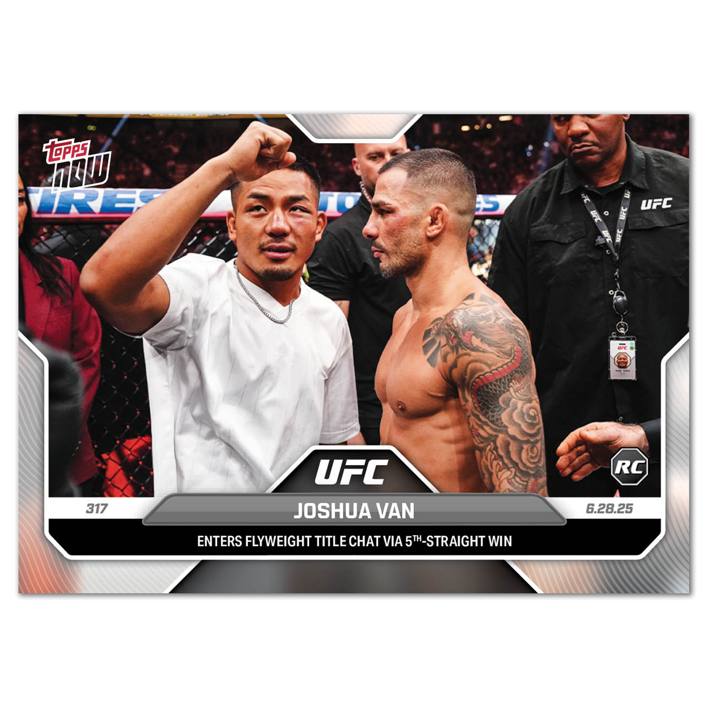Joshua Van - 2025 UFC Topps NOW® - Card 20 - PR: 1640